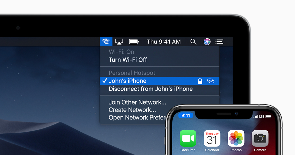 use mac as hotspot for iphone